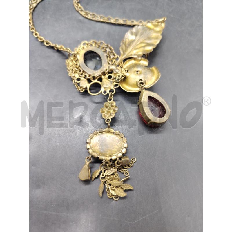COLLANA MAX&CO PIETRE ROSELLINA PENDENTE | Mercatino dell'Usato Roma eur 4