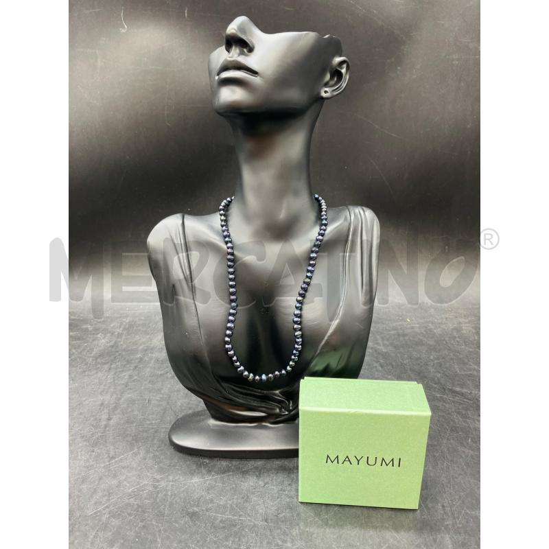 COLLANA MAYUMI PERLE SCURE C/FUSION | Mercatino dell'Usato Roma eur 1