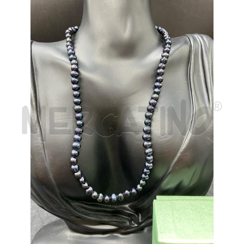 COLLANA MAYUMI PERLE SCURE C/FUSION | Mercatino dell'Usato Roma eur 2