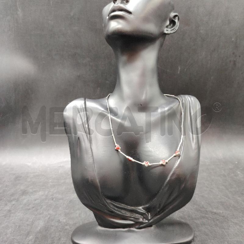 COLLANA MET CUORI RSS | Mercatino dell'Usato Roma eur 1