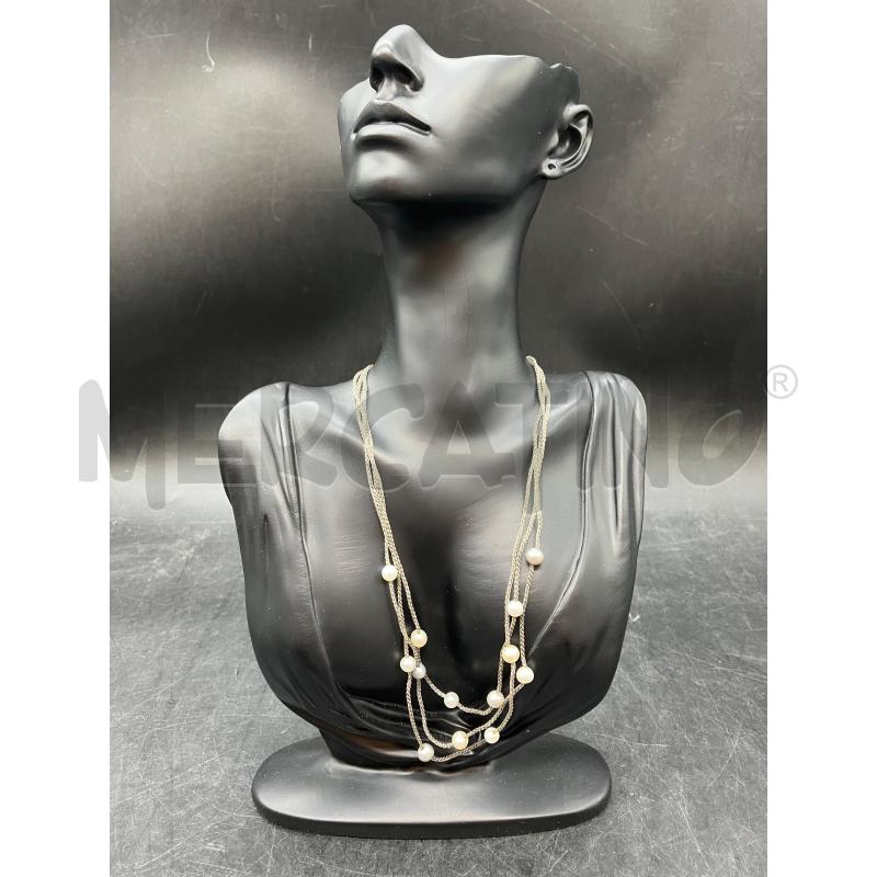 COLLANA MILUNA FUSION MULTIFILO PERLE | Mercatino dell'Usato Roma eur 1