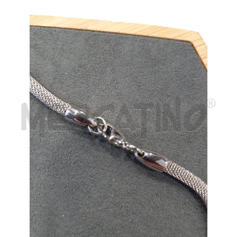 COLLANA MORELLATO ARG OVALE SFACCET BLU | Mercatino dell'Usato Roma eur 3