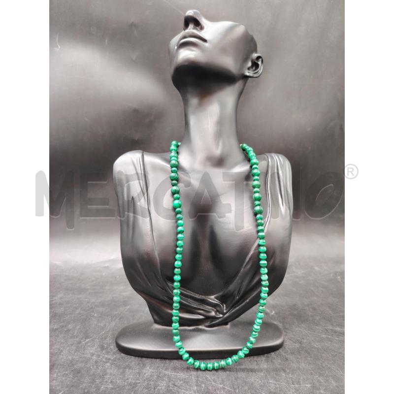 COLLANA MULTIFILO PIETRINE VERDI | Mercatino dell'Usato Roma eur 1