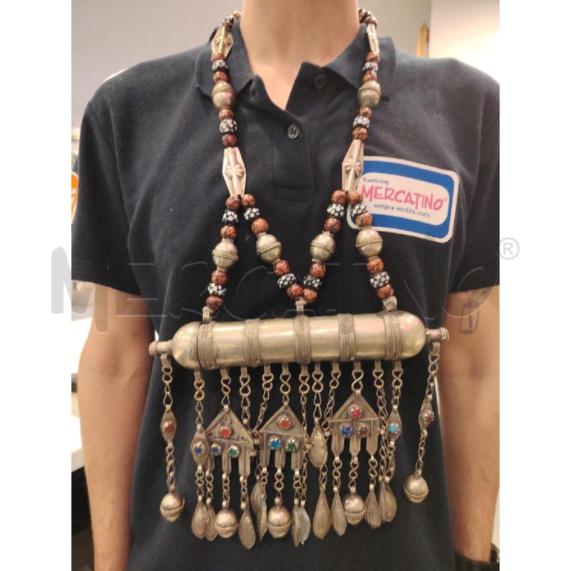 COLLANA ORIENTALE PORTA PERGAMENA PREGHIERA | Mercatino dell'Usato Roma eur 1