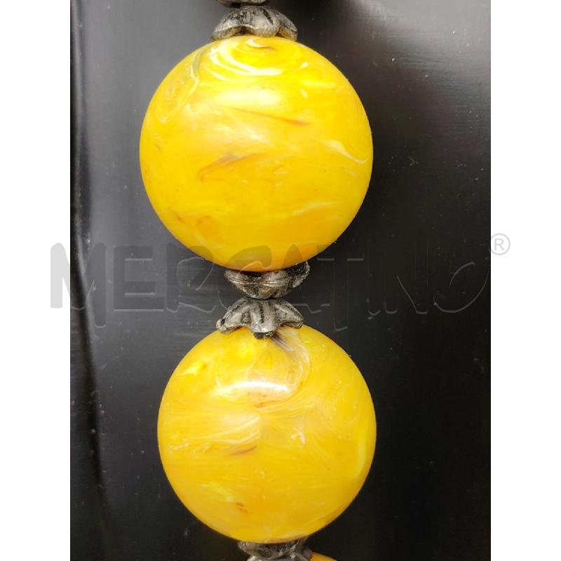COLLANA PALLE GIALLE | Mercatino dell'Usato Roma eur 3