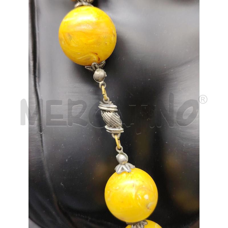 COLLANA PALLE GIALLE | Mercatino dell'Usato Roma eur 4
