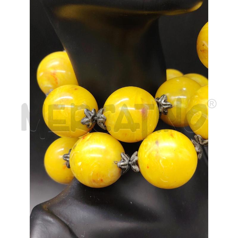 COLLANA PALLE GIALLE | Mercatino dell'Usato Roma eur 5