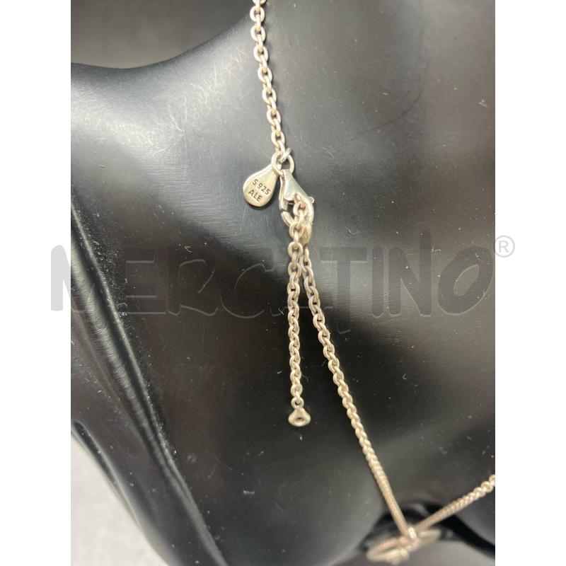 COLLANA PANDORA CERCHIO ETERNO TURCHESE | Mercatino dell'Usato Roma eur 3