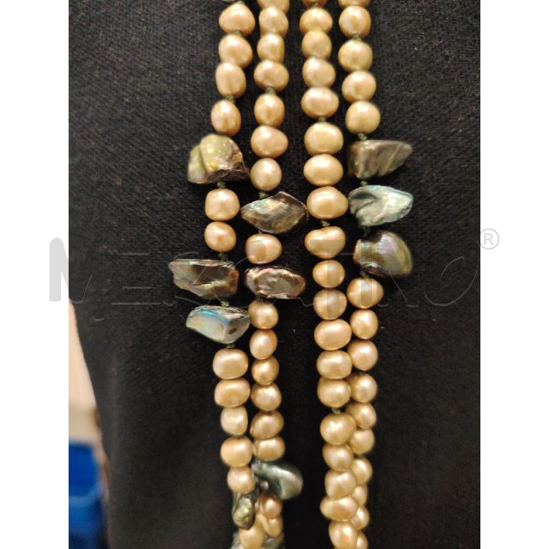 COLLANA PERLINE PEZZI MADREP+CIONDOLO DRAGO GIADEITE | Mercatino dell'Usato Roma eur 4