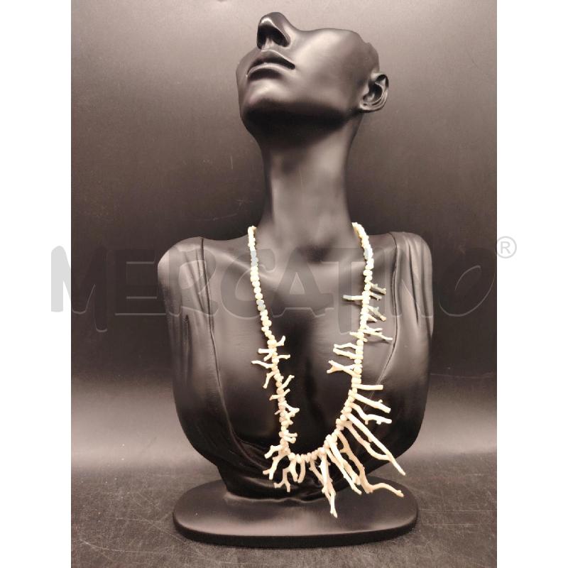 COLLANA PEZZI GREZZI CORALLO BIA | Mercatino dell'Usato Roma eur 1