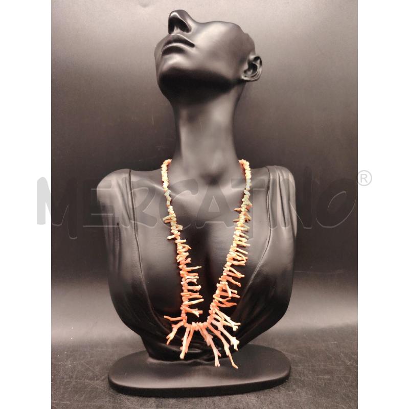 COLLANA PEZZI GREZZI CORALLO RS | Mercatino dell'Usato Roma eur 1