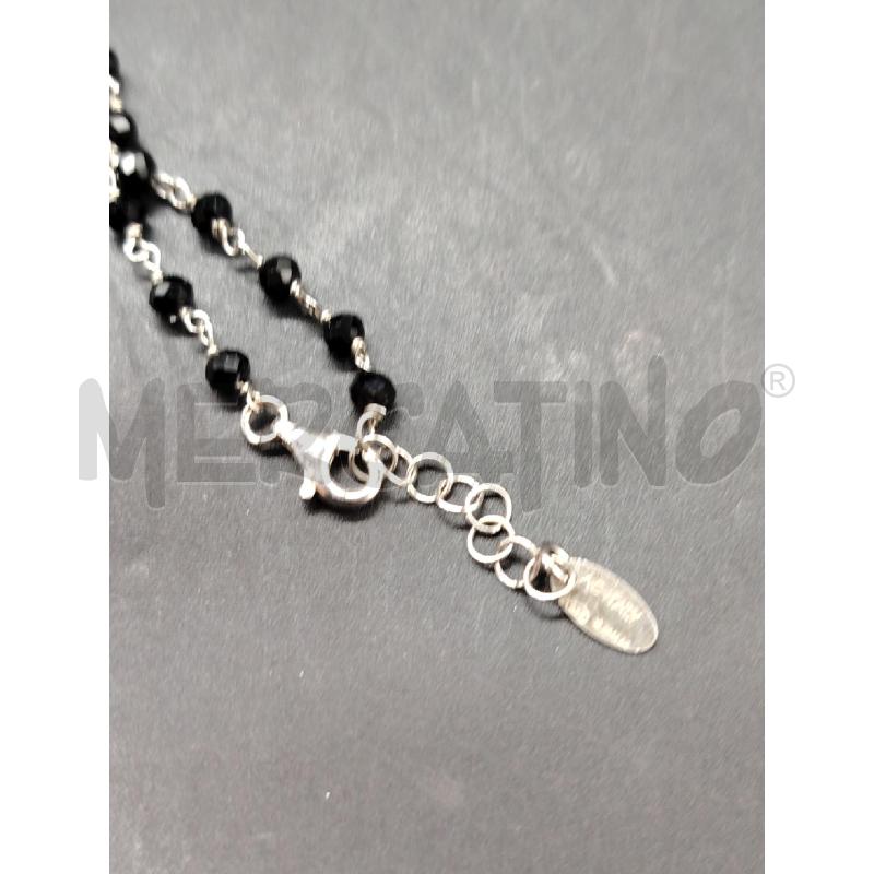 COLLANA ROSARIO AMEN FUSION NERO  | Mercatino dell'Usato Roma eur 3
