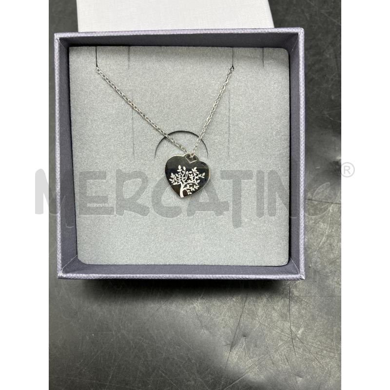 COLLANA SAGAPO CUORE ALBERO DELLA VITA | Mercatino dell'Usato Roma eur 2
