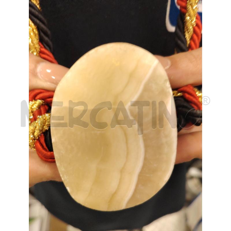 COLLANA SCARABEO PIETRA TESSUTO | Mercatino dell'Usato Roma eur 4