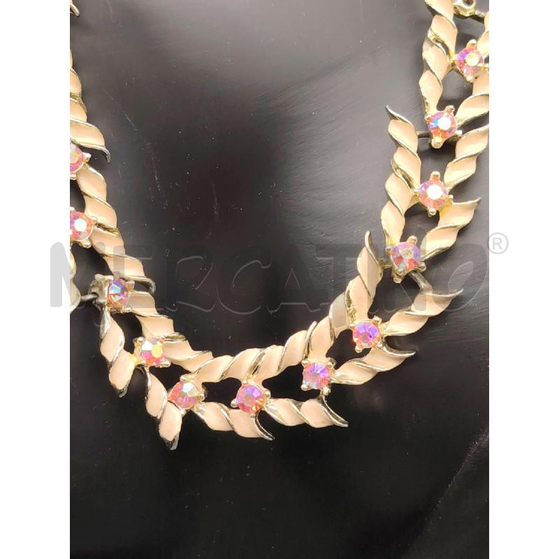 COLLANA SMALTO RS PIETRINE ARA | Mercatino dell'Usato Roma eur 2