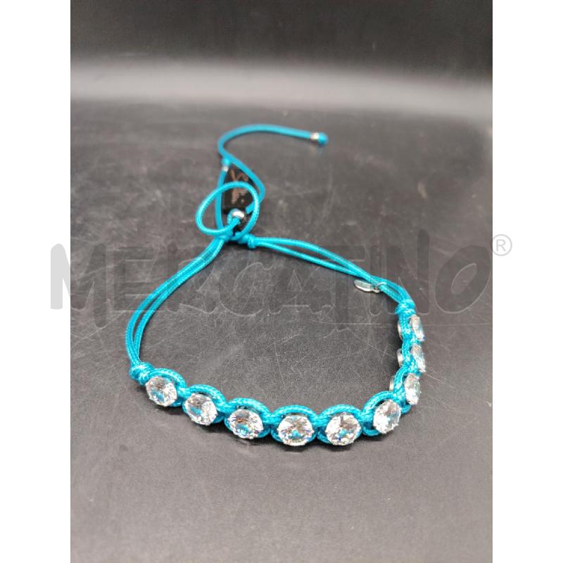 COLLANA SODINI CORDA AZZ BRILL  | Mercatino dell'Usato Roma eur 1