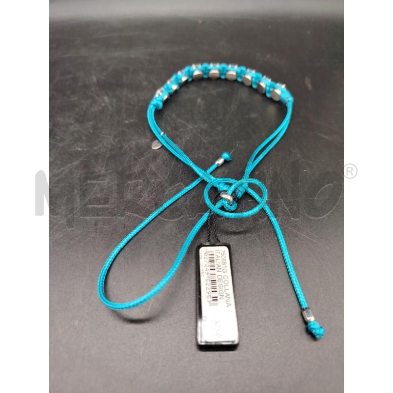 COLLANA SODINI CORDA AZZ BRILL  | Mercatino dell'Usato Roma eur 3
