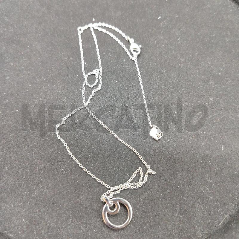 COLLANA SWAROVSKI CERCHIO META STRASS | Mercatino dell'Usato Roma eur 3