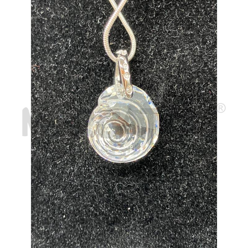 COLLANA SWAROVSKI CIONDOLO CONCHIGLIA TRASP  | Mercatino dell'Usato Roma eur 3