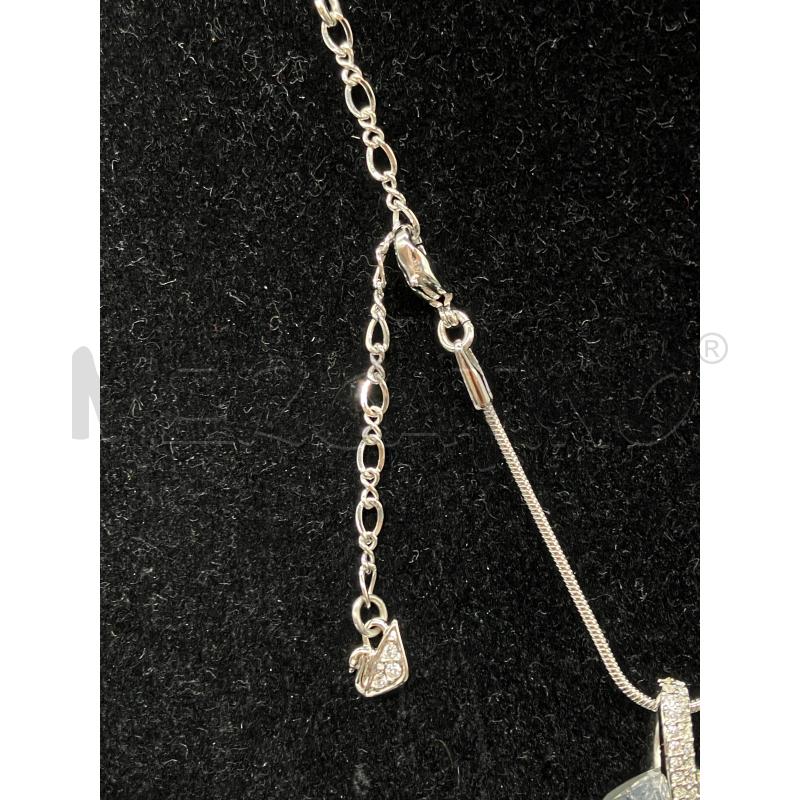 COLLANA SWAROVSKI CIONDOLO CONCHIGLIA TRASP  | Mercatino dell'Usato Roma eur 4