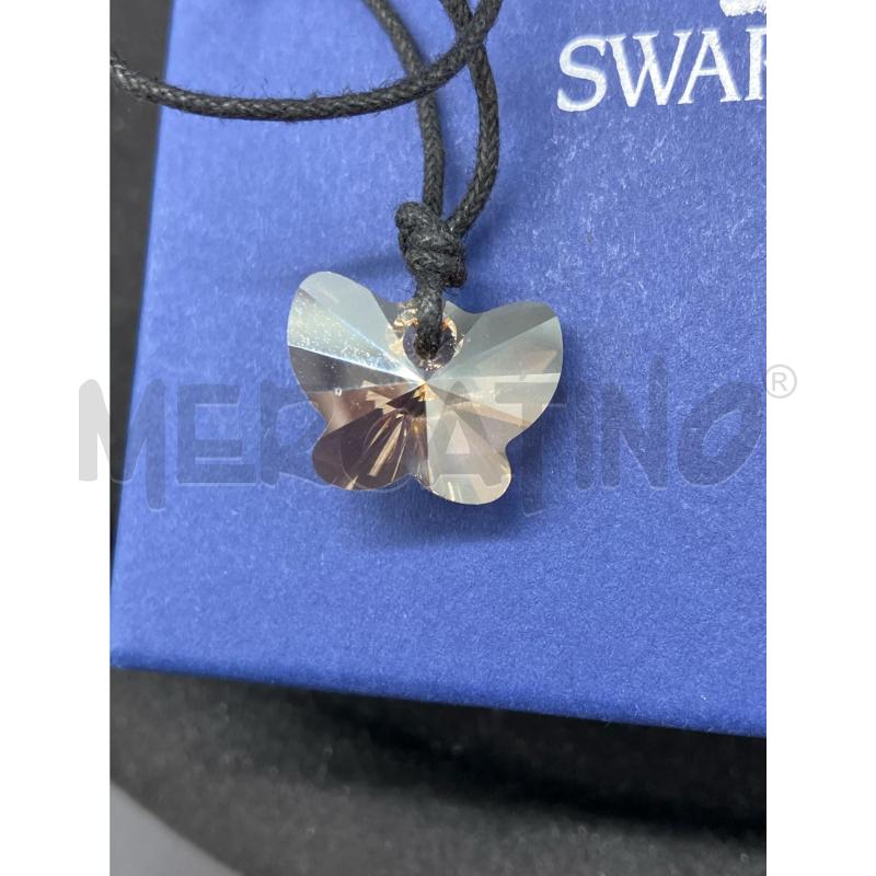 COLLANA SWAROVSKI CORDINO FARFALLA GIALLA | Mercatino dell'Usato Roma eur 3