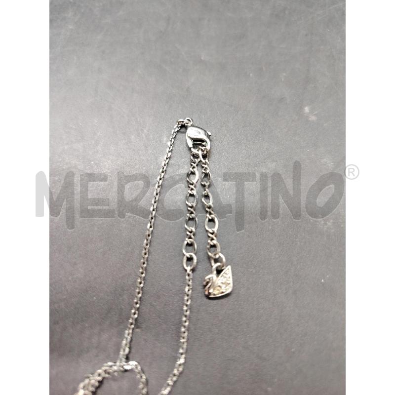 COLLANA SWAROVSKI CROCE NE | Mercatino dell'Usato Roma eur 4