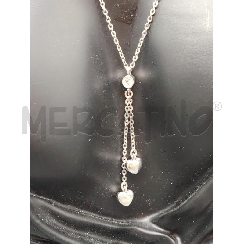 COLLANA SWAROVSKI CUORICINI  | Mercatino dell'Usato Roma eur 2