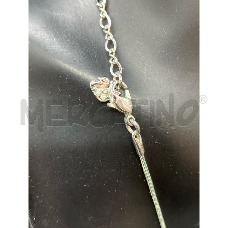 COLLANA SWAROVSKI FIORE STRASS CRISTALLI  | Mercatino dell'Usato Roma eur 4