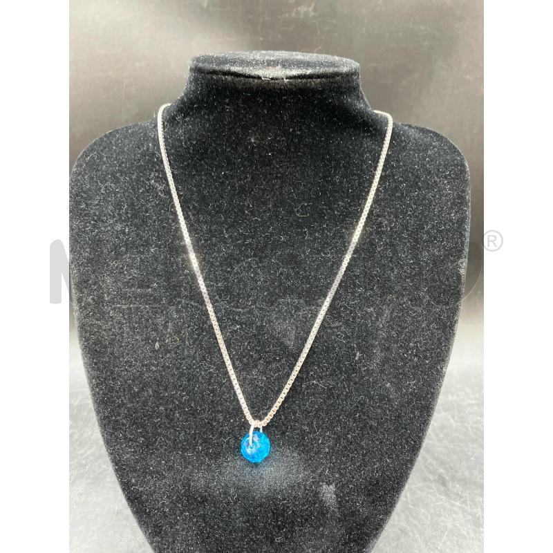 COLLANA SWAROVSKI PIETRA AZZ | Mercatino dell'Usato Roma eur 1