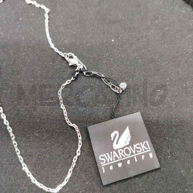 COLLANA SWAROVSKI TRIANGOLINO AZZ  | Mercatino dell'Usato Roma eur 3