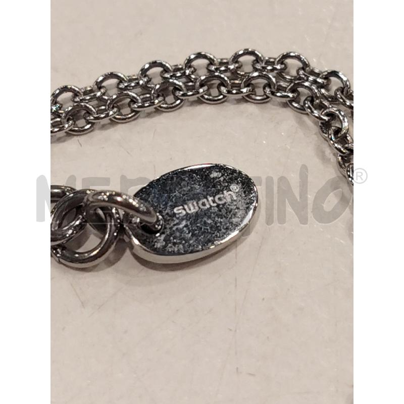 COLLANA SWATCH PENDENTE CALLE PERLINA BLU | Mercatino dell'Usato Roma eur 3