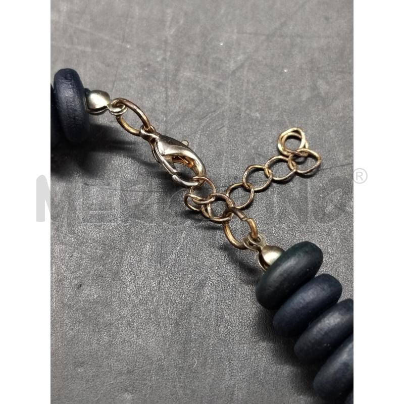 COLLANA TASSELLI NERI COLOR | Mercatino dell'Usato Roma eur 3