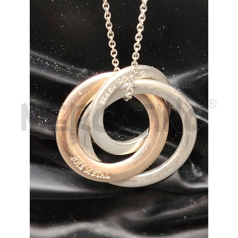 COLLANA TIFFANY 1837 TRE CERCHI | Mercatino dell'Usato Roma eur 2