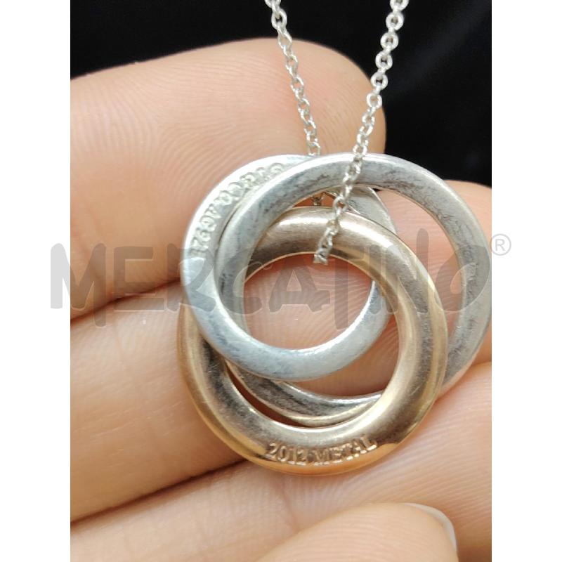 COLLANA TIFFANY 1837 TRE CERCHI | Mercatino dell'Usato Roma eur 3