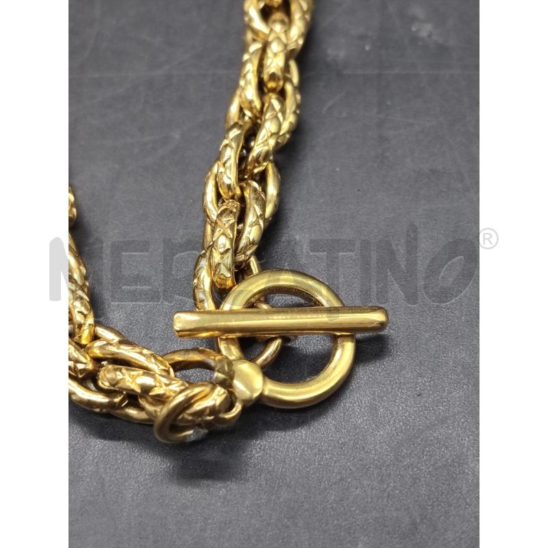 COLLANA TORCIONE DOR | Mercatino dell'Usato Roma eur 3