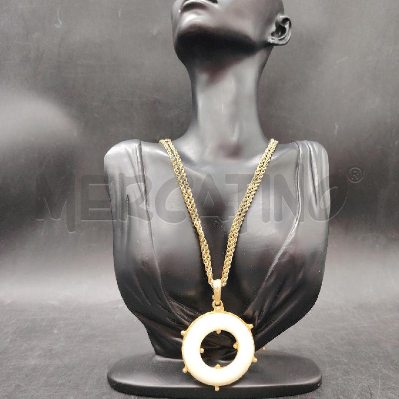 COLLANA VINTAGE DOR TIMONE PANNA  | Mercatino dell'Usato Roma eur 1