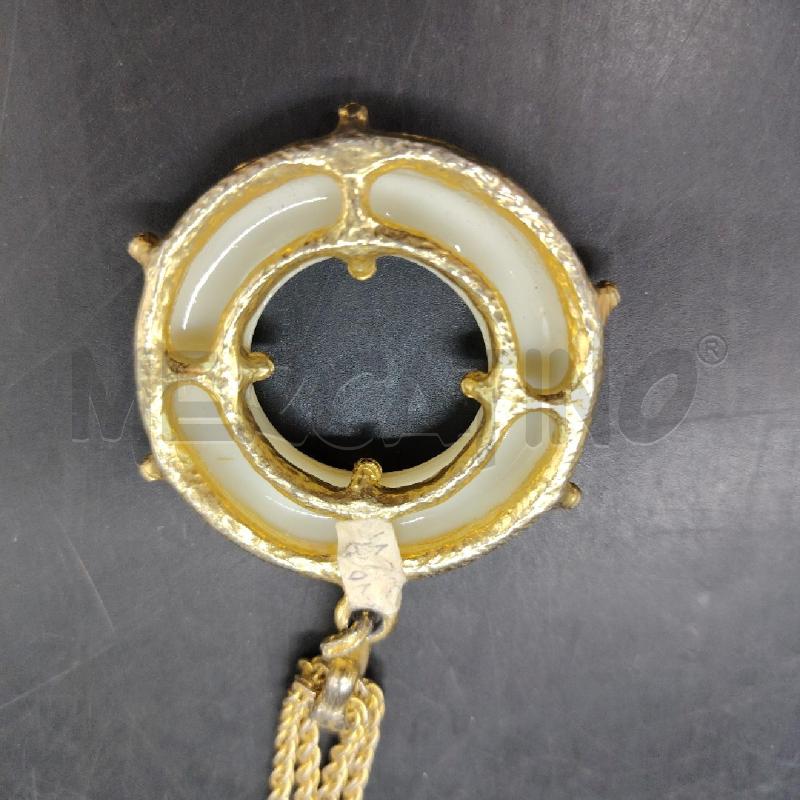 COLLANA VINTAGE DOR TIMONE PANNA  | Mercatino dell'Usato Roma eur 3