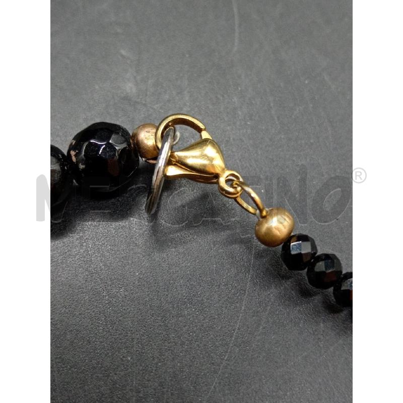 COLLANA  PIETRE NE RSS PERLE  | Mercatino dell'Usato Roma eur 4