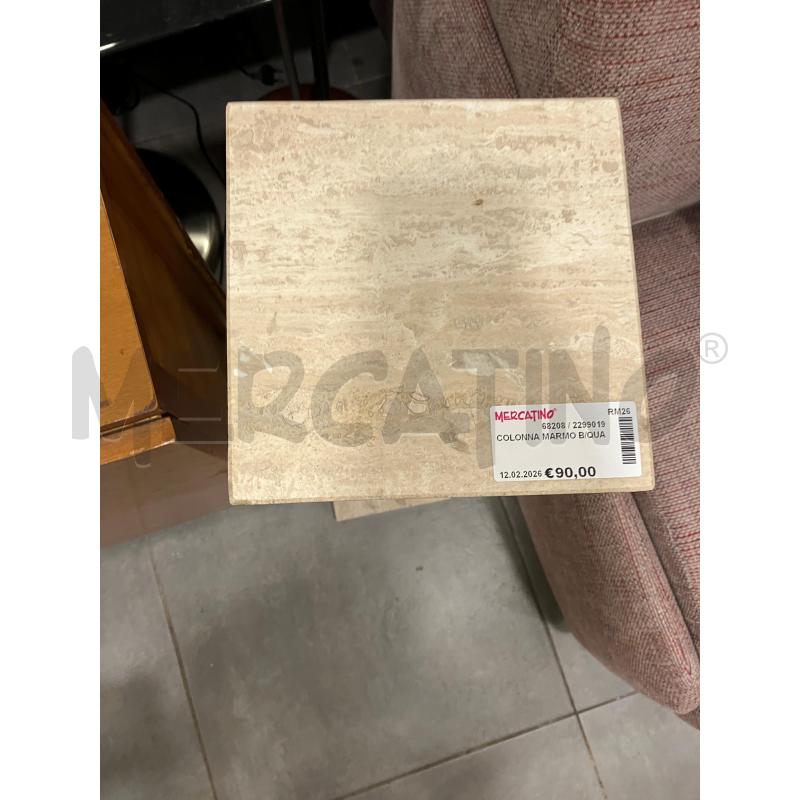 COLONNA MARMO B/QUA | Mercatino dell'Usato Roma eur 2