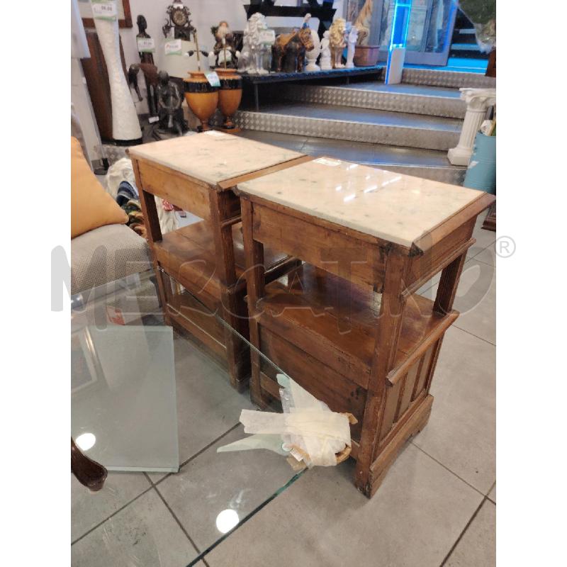 COMODINI COPPIA 1C 1SP MASSELLO P/MARMO | Mercatino dell'Usato Roma eur 4
