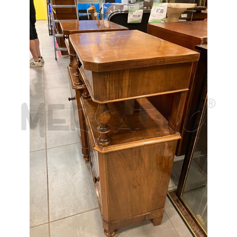 COMODINI COPPIA 1SP 1C NOCE | Mercatino dell'Usato Roma eur 3