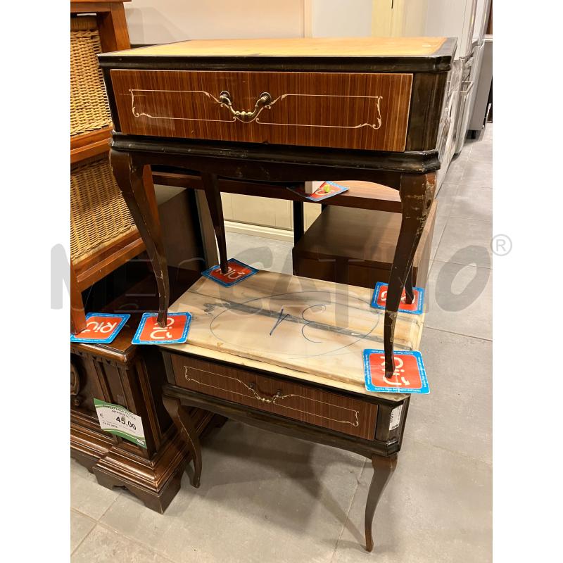 COMODINI COPPIA 1 C P/MARMO | Mercatino dell'Usato Roma eur 1