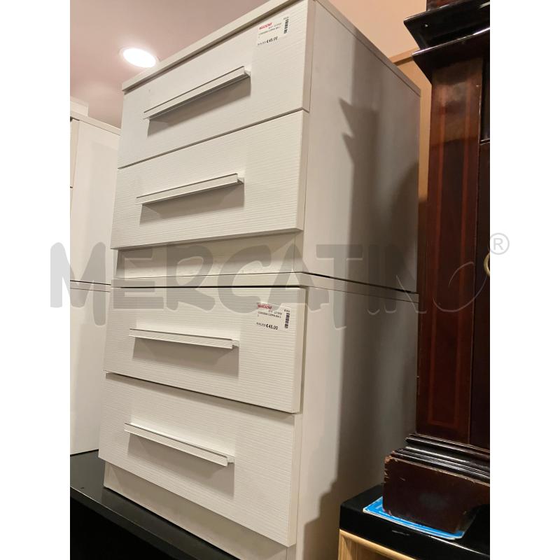 COMODINI COPPIA BIA 2C | Mercatino dell'Usato Roma eur 2