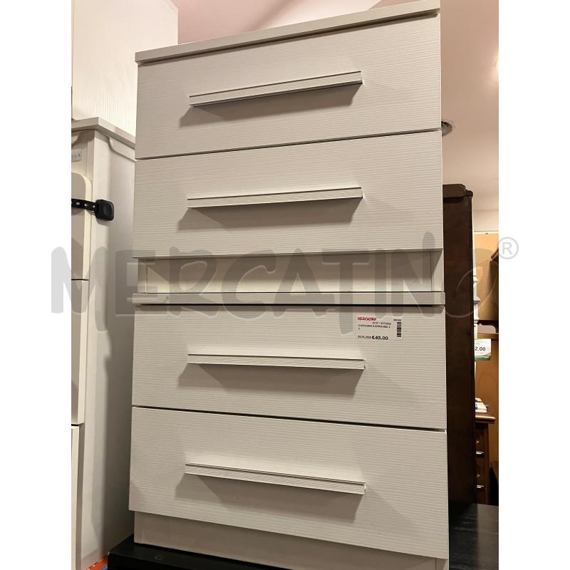 COMODINI COPPIA BIA 2C | Mercatino dell'Usato Roma eur 1