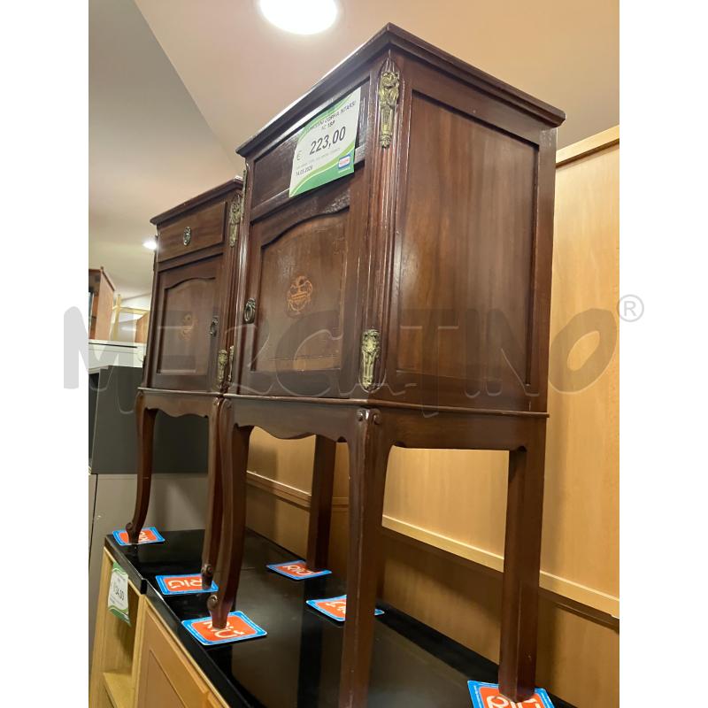 COMODINI COPPIA INTARSI 1C 1SP | Mercatino dell'Usato Roma eur 2