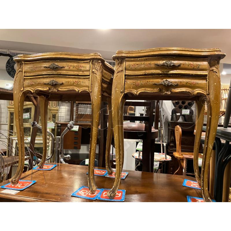 COMODINI COPPIA ST VENEZIANO  | Mercatino dell'Usato Roma eur 1