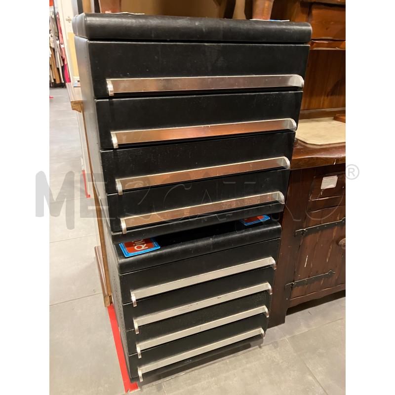 COMODINI COPPIA VINTAGE PELLE N 4 C | Mercatino dell'Usato Roma eur 1