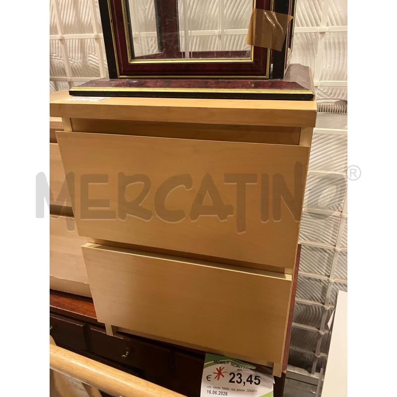 COMODINO MARRONE CHIARO 2C | Mercatino dell'Usato Roma eur 1