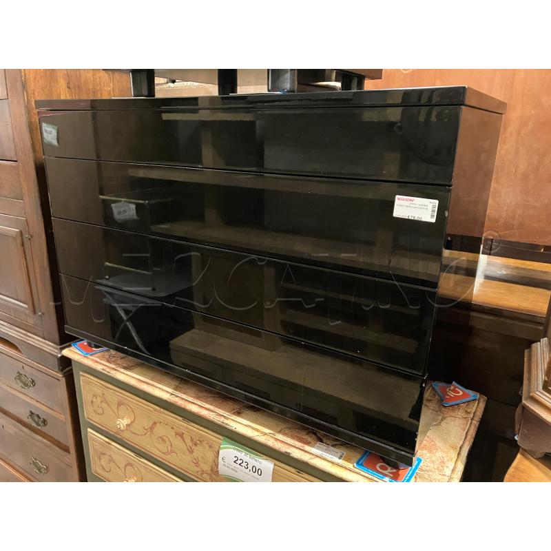 COMO' NERO LACCATO 4C | Mercatino dell'Usato Roma eur 1