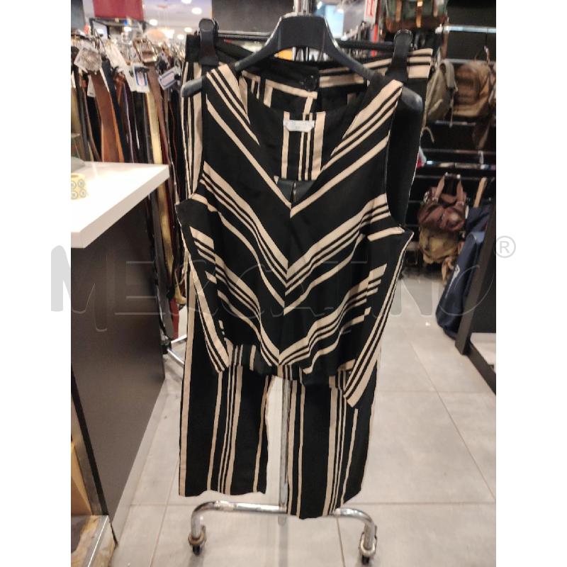 COMPLETO D BAINCOGHIACCIO NERO RIGHE BEI  | Mercatino dell'Usato Roma eur 1
